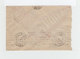 Sur Enveloppe Deux Timbres Empire Russe Armoiries CAD Russe 1918.CAD MOckba. Cachet Mauve. Pour Clamart. (2049x) - Máquinas Franqueo (EMA)