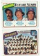 1980 TOPPS BASEBALL CARDS – MILWAUKEE BREWERS – MLB – MAJOR LEAGUE BASEBALL – LOT OF NINE - Lotes