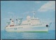 658 RUSSIA 1979 ENTIER POSTCARD L 82712 Mint SHIP "KOROLEV" SPACE ESPACE RADIO TELECOM COMMUNICATION BATEAU USSR Mailed - Russia & URSS