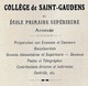 Bulletin De Notes COLLEGE De St SAINT-GAUDENS 31 Elève COLMET De SANTERRE - Diplômes & Bulletins Scolaires