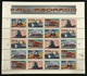 US 1999 Famous Trains ALL ABOARD Sheet 33c,Sc # 3337a, VF MNH** ,Labels On The Back !! - Feuilles Complètes