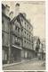 CPA , D.14, Caen - Rue Porte Au Berger , Vieilles Maisons En Bois, Animée , Ed. P.R 1908 - Caen