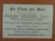 (10,3 Cm X 7 Cm) Vêtements Confectionnés Cordier Au Coin De Rue Sedan  Balance (signes Astrologiques) - Autres & Non Classés