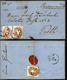 ARAD 1863. Ajánlott Levél, Tartalommal Pestre Küldve - Gebruikt