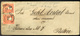NAGYSZOMBAT 1860. Levél 2*5Kr Pestre Küldve - Used Stamps