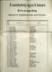 SZOMBATHELY 1877. Vas Vármegyei ügyvédi Névsora, Postázott Nyomtatvány - Oblitérés