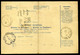 GYŐR 1896. Csomagszállító , Lodz-ba, Oroszországba Küldve - Used Stamps