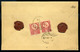 ÚJKÍGYÓS 1874. Ajánlott Levél, Réznyomat 3Kr+2Kr + Hátoldali 5Kr Pár Bérmentesítéssel Budapestre Küldve , Ritka Darab !  - Used Stamps