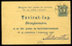 CALMA 1890. Kétnyelvű Díjjegyes Távirat Lap 30+10Kr Kiegészítéssel - Oblitérés