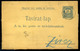 ZIRC 1889. 10 Db Bélyeggel Kiegészített Díjjegyes Távirat Lap , Ritka Darab - Used Stamps