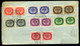 BUDAPEST 1946.05. Infla Levél Ausztráliába Küldve / Period16 To AUSTRALIA 20g Cover 16 Stamps (set MillioP Stamps) Budap - Brieven En Documenten