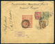 BUDAPEST 1902. Ajánlott Díjjegyes Boríték 18 Bélyeges Kiegészítéssel Durban, Natal-ból Visszaküldve! Dekoratív, Ritka Ki - Gebruikt