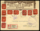 BUDAPEST 1946. Dekoratív Helyi Ajánlott, Céges Inflációs Levél - Lettres & Documents