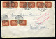 BUDAPEST 1946. Dekoratív Infla Levél Svájcba Küldve / 106 Period21 To Switzerland 20g Cover 32x50.000milP Rakosszentmiha - Lettres & Documents