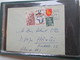 Delcampe - Frankreich Belegealbum 68 Stk. 1948 - 80er Einige Einschreiben Und Auch Luftpost Viel Bedarf! Viel 1950 / 60er Jahre! - Collections (en Albums)
