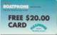 CARAIB : CAR50 $20 BOATPHONE FREE $20.00 CARD USED - Virgin Islands