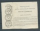 Radiodiffusion Carte D'auditeur Affranchie Par Timbre Fiscal 25 Cents Oblitéré Chateaurenault ( 37 ) En 1933 LL17307 - Radiodiffusione