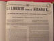 La Liberté Comme En Belgique. Reliure Des 43 Premiers Numéros. 1844. Recueil. Hebdomadaire. Droits Civils, Charte - 1800 - 1849