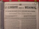 Delcampe - La Liberté Comme En Belgique. Reliure Des 43 Premiers Numéros. 1844. Recueil. Hebdomadaire. Droits Civils, Charte - 1800 - 1849