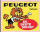 Sticker - PEUGEOT Fietsen - DE BESTE DIENST - Autocollants