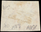 India 1854 QV 4a Blue And Red, Imperf, 2nd Printing, Head II Frame I, Pos.7, Part Sheet Watermark Normal, Cut-square Wit - 1854 Britse Indische Compagnie