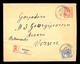 Serbia - Envelope With Imprinted Stamp Additionally Franked And Sent From Izbište To Vršac 06.03. 1913. - Serbie