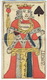 CARTE A JOUER ANCIENNE XVIII ème 18 ème Playing Card - Roi De Pique - Speelkaarten