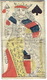 CARTE A JOUER ANCIENNE XVIII ème 18 ème Playing Card - Roi De Pique - Speelkaarten