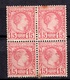 Monaco YT N° 5 En Bloc De Quatre Timbres Neufs *. Gomme D'origine. Rare! A Saisir! - Neufs