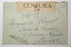 LAMIA 1917 Charity Social Welfare Issue Etc Censored CENSURA Cover>Provence Schweiz (VD) Via Italia(Greece Grèce Lettre - Lettres & Documents