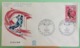 Slalom, Ouverture Des Jeux(n°629) - 38 Grenoble - 27.1.1968 -FDC 1er Jour - Coté 1,50€ - 1960-1969