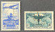 FRA0320-21U - 100ème. Traversée Aérienne De L'Atlantique-Sud - Complete Set Of 2 Used Stamps - 1936 - France YT 320-321 - Gebraucht