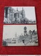 MONS  - Lot De 4 Cartes De Mons : Gare, Hôtel De Ville, Eglise Ste Waudru , Monument Dolez - Mons