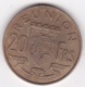 ILE DE LA REUNION. 20 FRANCS 1964 - Reunion