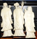 Delcampe - 3 FIGURINES STATUES  3 SAGES CHINE JAPON - Art Asiatique