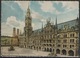 * Munchen, Marienplatz, Rathaus Mit Frauenkirche (Germania) Viagg. Da ... A Broni, Pavia - Muenchen