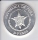 MONEDA DE PLATA DE CUBA DE 10 PESOS AÑO 1987 MARCHA HACIA LA VICTORIA (LA DE LA FOTO) - Cuba