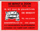 Sticker - DE BERIOT Pianovaklieden - Bondgenotenlaan Leuven - PIANO'S - Autocollants