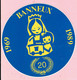 Sticker - 20 Jaar BANNEUX - 1969 1989 - Autocollants
