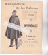 83 - TOULON - MANUFACTURE De La PALASSE - GENDARMERIE, POLICE, FACTEURS, UNIFORMES Et KEPIS Dépl Publ 1907 échant Tissus - Publicités