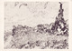 Art, Peinture, 2 Cartes Vincent Van Gogh,Le Cyprès, Le Champ De Blé, Les Collines Et Les Cyprès Et La Maison , 2 Scans - Van Gogh, Vincent