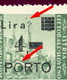 Italy, Yugoslavia - PS No. 10, Type Ia And Error Of Overprint, Thin O In PORTO And Dot Above Tower, Novakovic. - Yugoslavian Occ.: Slovenian Shore