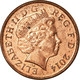 Monnaie, Grande-Bretagne, New Penny, 2014, TTB, Copper Plated Steel - 1 Penny & 1 New Penny
