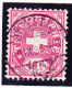 Heimat GL NETTSTAL 8.IX.1886 Auf 10c.Telegraphen Marke, 1 Zahnfehler Rechts. Faserpapier - Telegraph