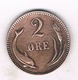 2  ORE 1897  DENEMARKEN /923/ - Dänemark