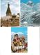 Nepal - 3 Cards - Mount Everest - Mount Nhuptse - Swoyambhu Biggest Stupa -  - Nice Stamp Timbre - Nepal