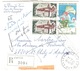 LEMPDES Puy De Dôme Lettre Recommandée Avec AR Tf 16 9 1974 Dest St Chély D'Apcher Lozère Retour Envoyeur Yv 1726 1794 - Storia Postale