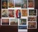 MASTERS OF WORLD PAINTING IN SOVIET MUSEUMS. Set Of 16 Postcards In Folder. USSR, 1981 - Paintings