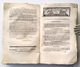 Bulletin Des Lois De La République An VI, 2ème Série, Tome 6, Epinal, Haener - Recht