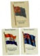 Ref 1334 - 7 Different Kensitas Cigarette Silks Cards - British Empire Flags - Altri & Non Classificati
